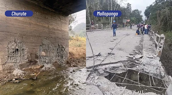 Puentes Afectados por Explosiones en Ecuador Permanecerán Cerrados Durante Evaluación Técnica Exhaustiva