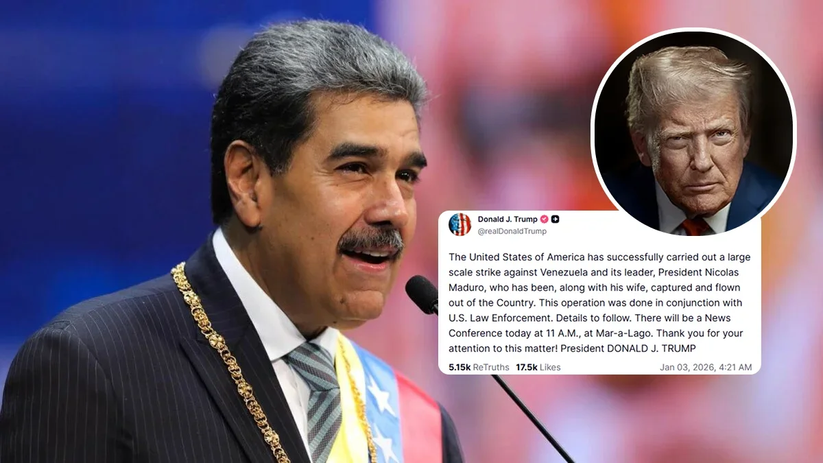 Donald Trump confirma ataque “a gran escala” contra Venezuela y la captura de Nicolás Maduro