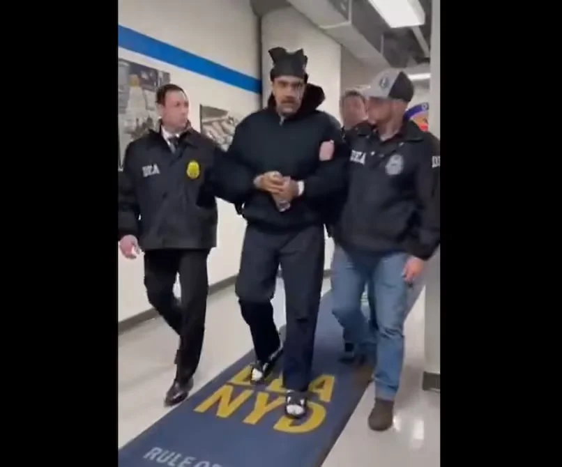 Nicolás Maduro fue procesado en una instalación de la DEA antes de ser recluido en una prisión federal de Nueva York