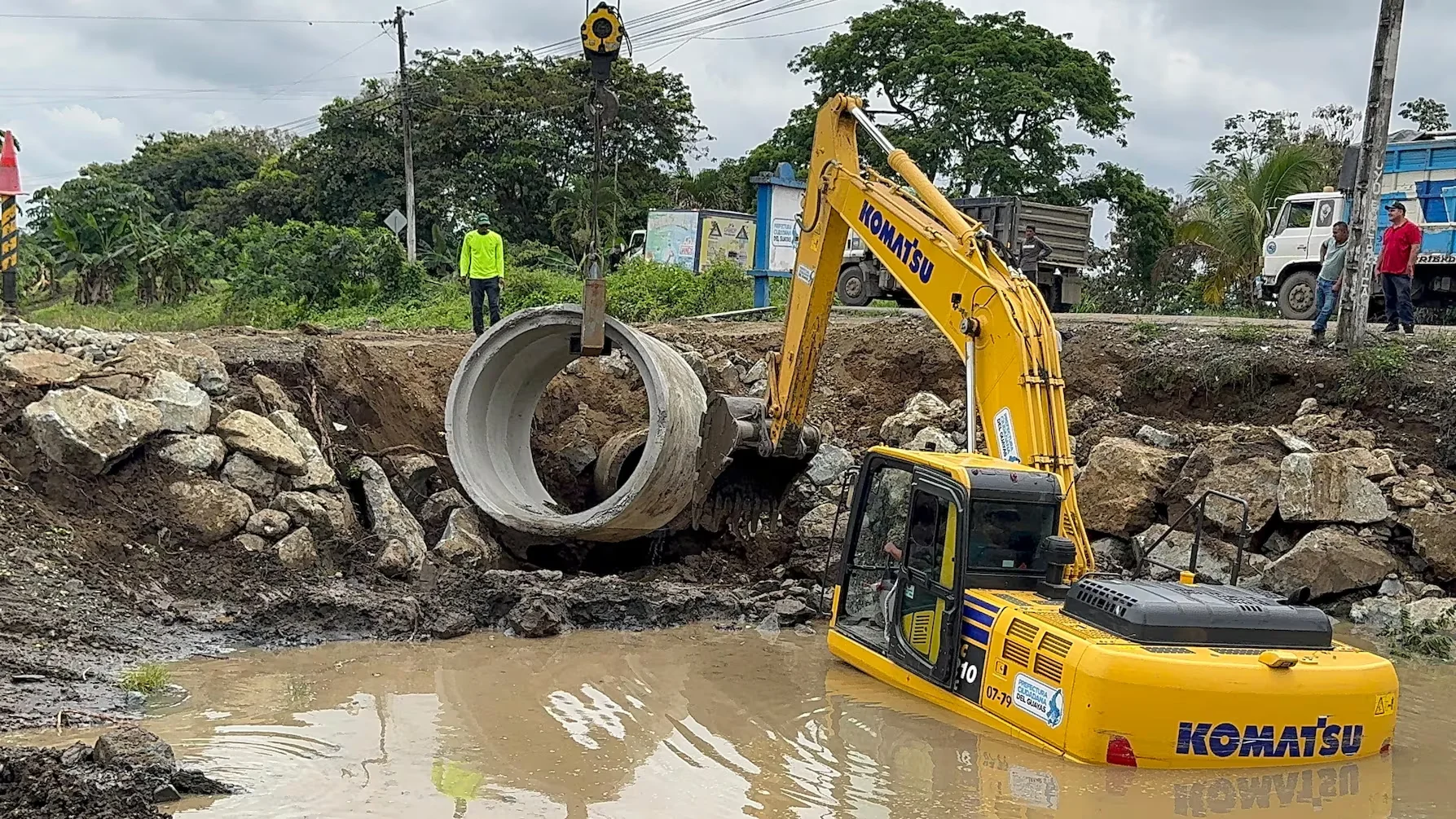 Prefecta del Guayas activa COE Provincial tras declaratoria de alerta naranja en la provincia