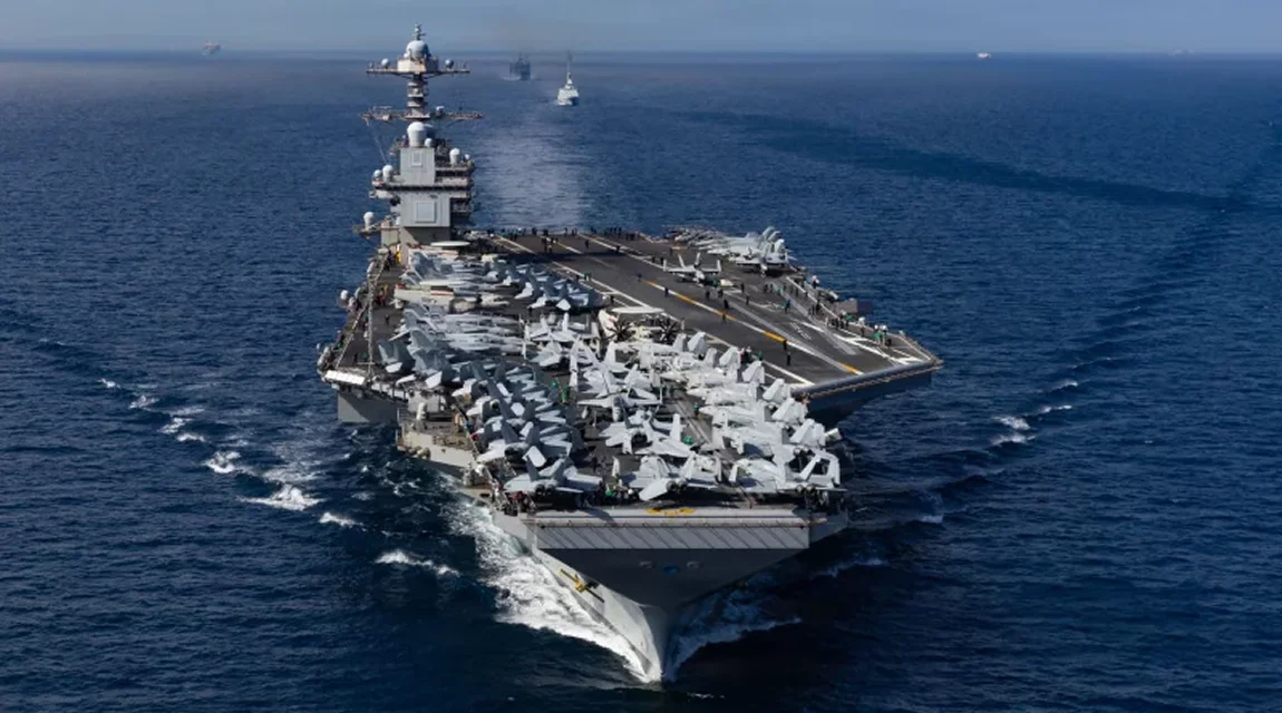 USS Gerald R. Ford llega a Israel para reforzar el despliegue militar de Estados Unidos