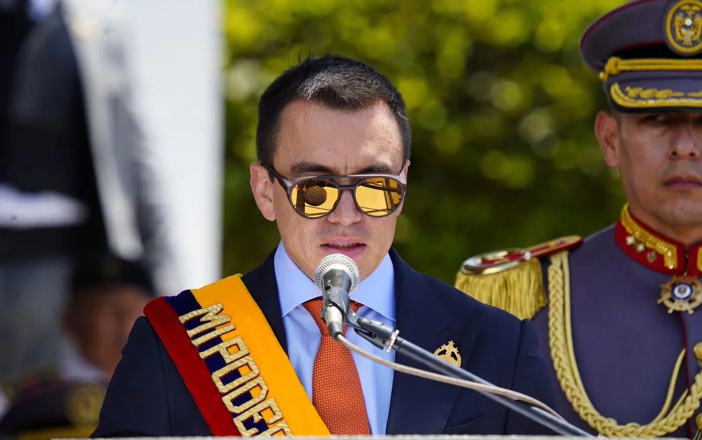 Daniel Noboa advierte sobre operadores políticos y judiciales ligados al crimen organizado