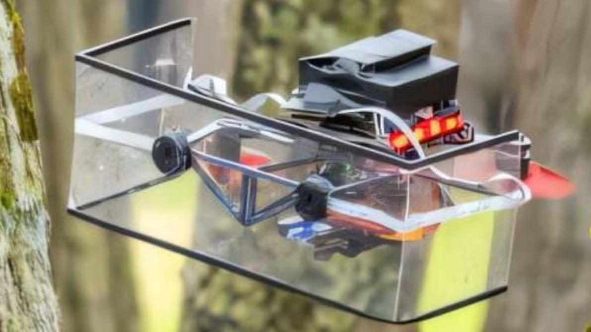 Imagen destacada: Dron murciélago: tecnología compacta con ultrasonido e IA para navegar sin visibilidad