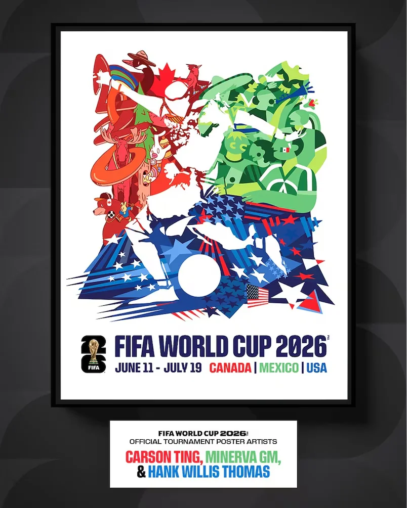 Imagen destacada: FIFA presenta el póster oficial del Mundial 2026 a 100 días del torneo