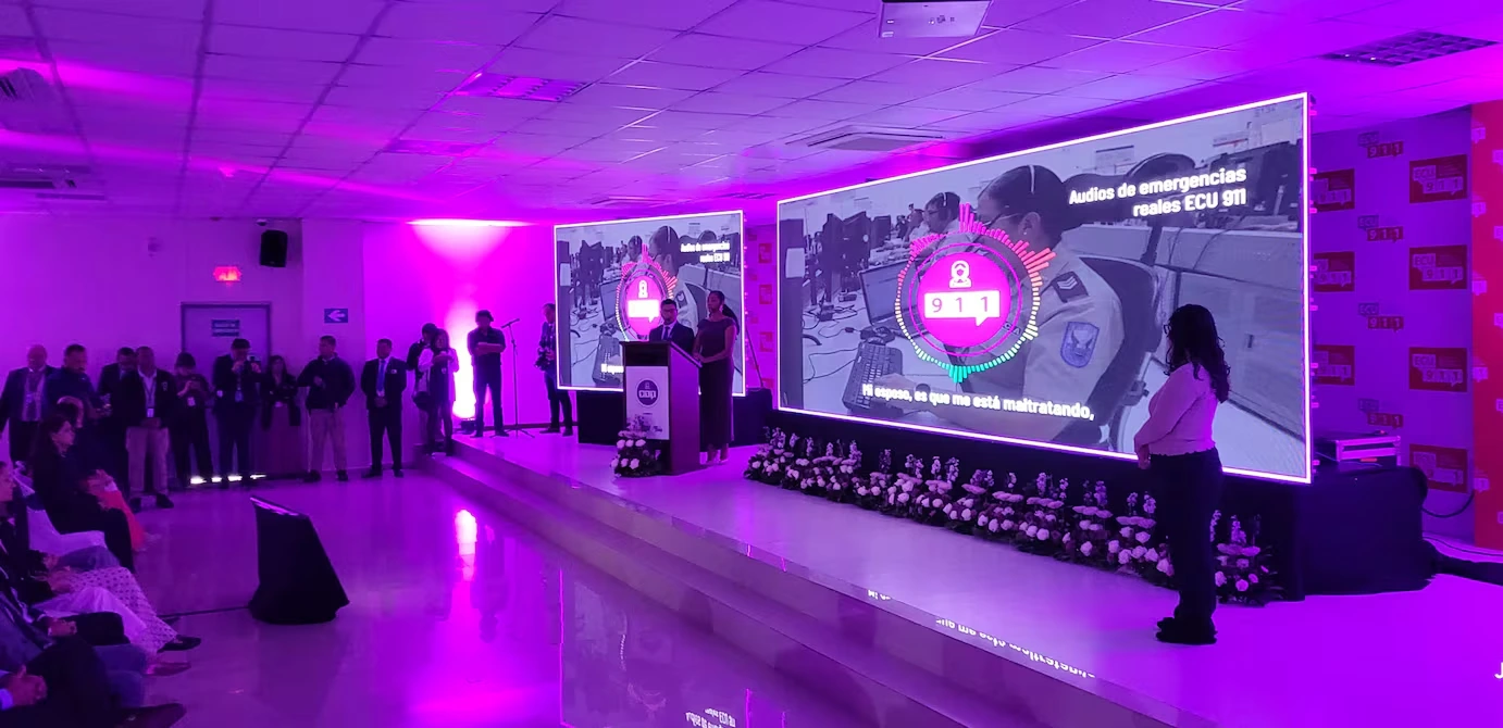 Imagen destacada: ECU911 lanza la aplicación gratuita Botón Violeta para proteger a mujeres víctimas de violencia