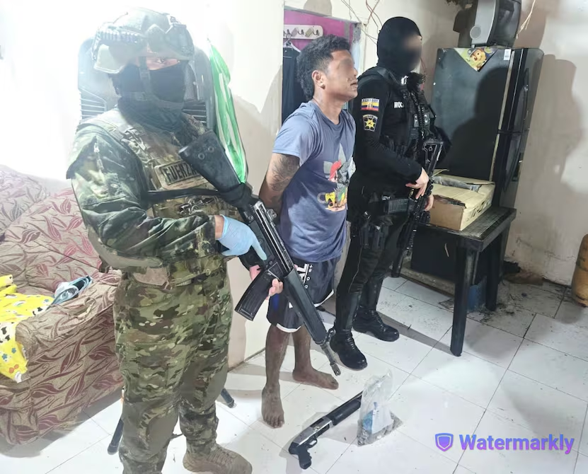 Militares capturan a alias ‘Tazmania’ por extorsión y microtráfico en Babahoyo