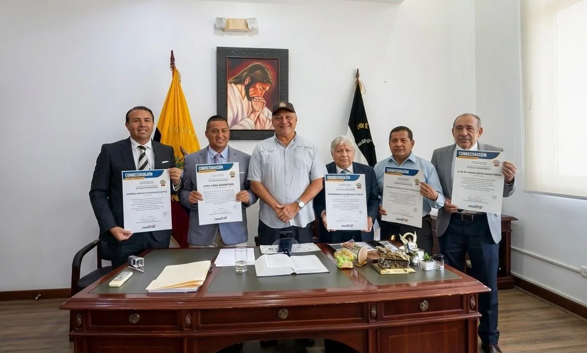Reconocen al empresario y comunicador Edison Quezada Loayza y a destacadas figuras del periodismo en Los Ríos