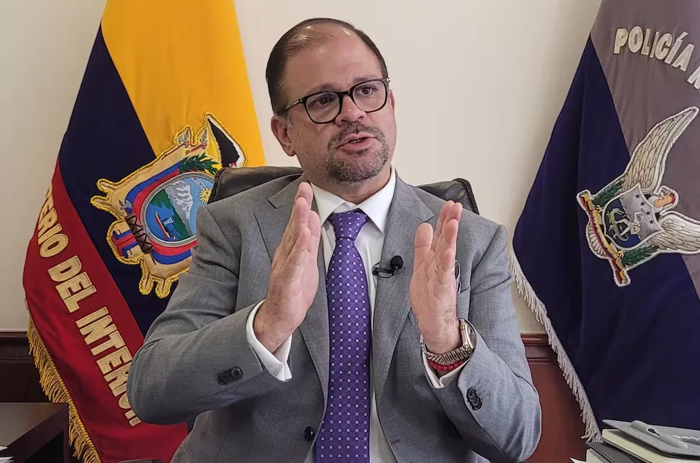 QUITO (01-04-2026).- El ministro del Interior, Jhon Reimberg, hizo un balance de los toques de queda que se realizaron en las cuatro provincias del Ecuador, Guayas, Los Ríos, Santo Domingo de los Tsáchilas y El Oro. Carlos Granja Medranda