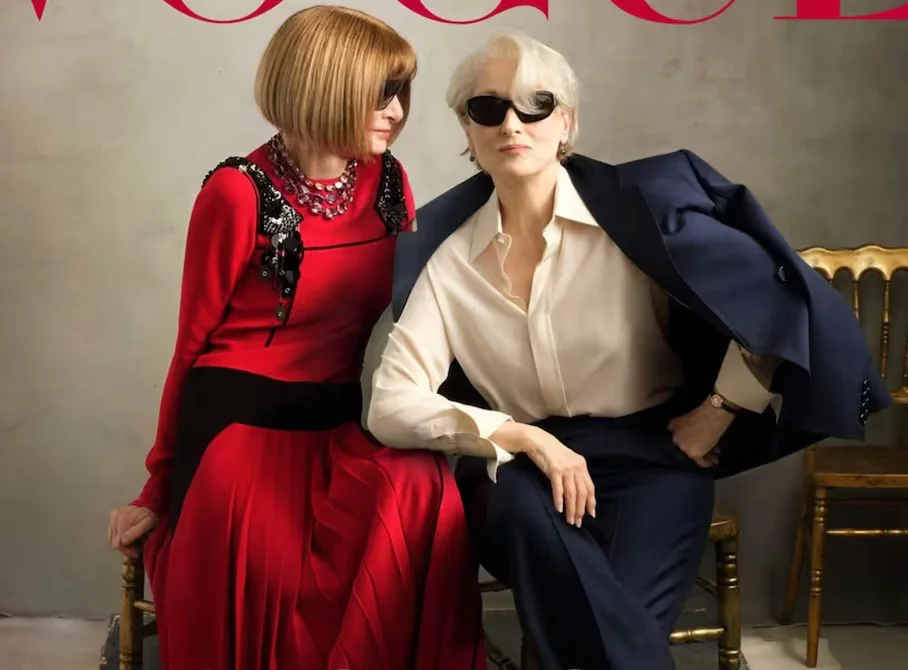 Meryl Streep y Anna Wintour: las dos ‘Miranda Priestly’ brillan en la portada de Vogue mayo