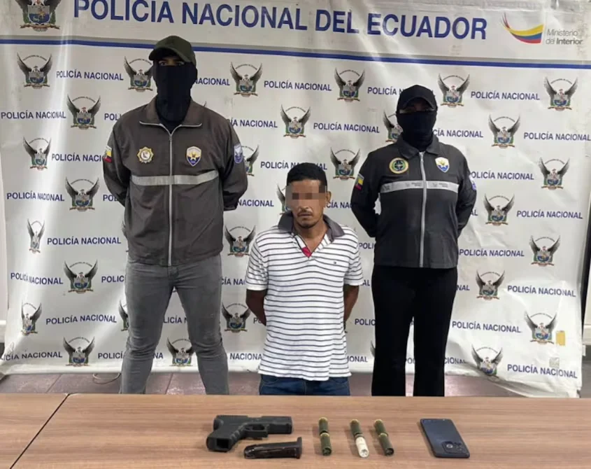 Capturan a alias ‘Lucho’ de Los Choneros en operativo realizado en Quevedo