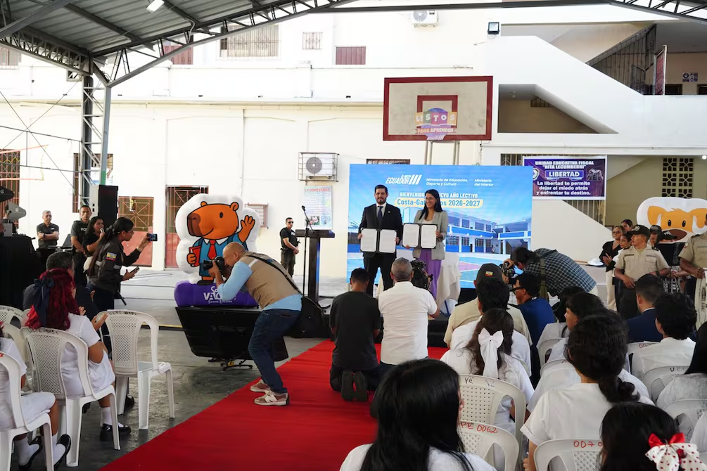 Inicio de clases en la Costa: seguridad reforzada y fuerte inversión educativa