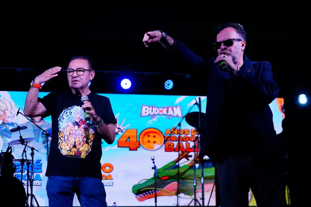 Mario Castañeda y René García revivieron Dragon Ball Z en el Budokan 2026