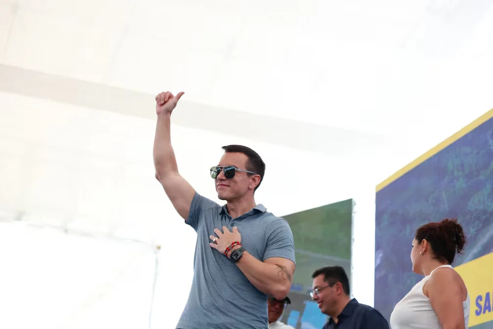 Homicidios en Ecuador se reducen un 17 %, destaca el presidente Daniel Noboa