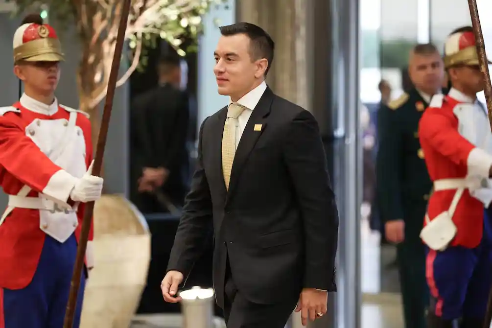Daniel Noboa llama al Mercosur a fortalecer la cooperación en seguridad y comercio